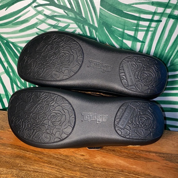 Alegria PG Lite Kara Leopard Leather Slip On Shoes 37/7-7.5 - Picture 6 of 8